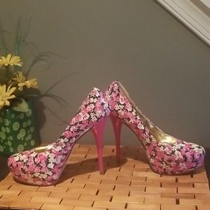 FH platform heels sz 8.5 EUC